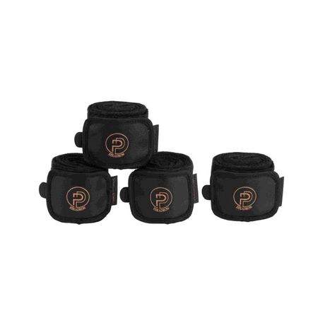 Eskadron Bandagen FLEECE FAUX  LEATHER SH Platinum 23, Fleecebandagen