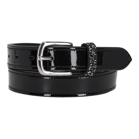 QHP Gürtel Lagos, Leder mit Strass