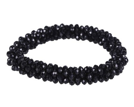 QHP Knotenband SHINE, Haargummi elastisch glänzend