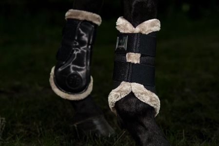 Eskadron Gamaschen GLITTER MESH FAUXFUR ESSENCE 22/23, Arbeitsgamaschen, Dressurgamaschen