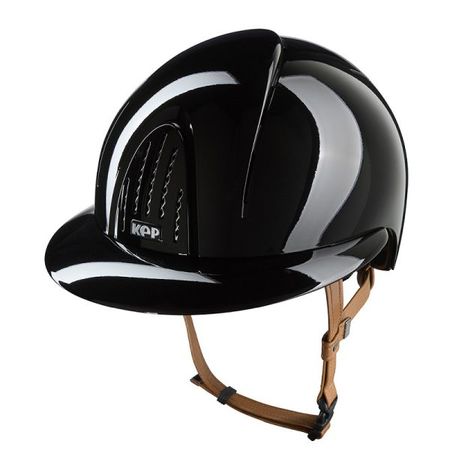KEP NOVA Metal Polish, POLO, beige Beriemung, incl. Innerpad, Reithelm