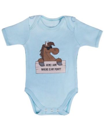 QHP Baby-body Bobby Strampler kurzarm