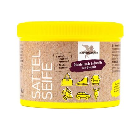 Bense & Eicke Sattelseife mit Schwamm 500 ml