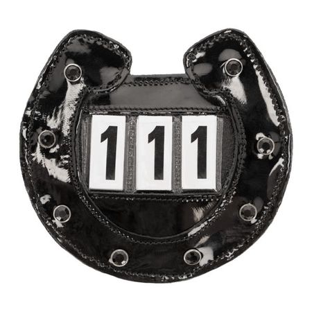 QHP Nummernhalter Horseshoe, Startnummern, Kopfnummern