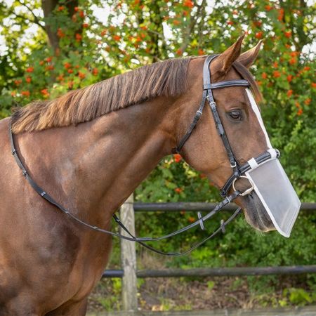 QHP UV-Nasenschutz, Nüsternschutz verstellbar mit Klett