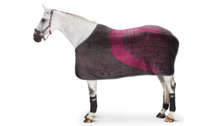 Abschwitzdecke Dralon Heart, Transportdecke, Turnierdecke