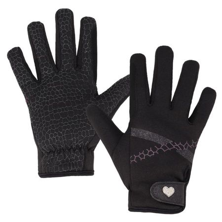 QHP Handschuh Lize, Winterreithandschuhe, Reithandschuhe, Kinderreithandschuhe