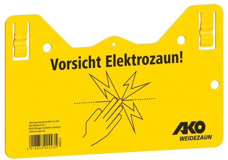 Warnschild Vorsicht Elektrozaun