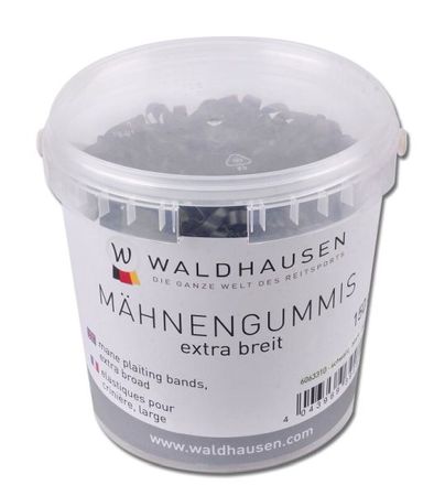 Waldhausen Mähnengummis extra breit im Eimer 150g