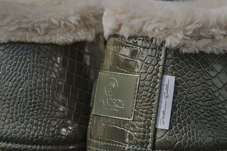Eskadron Sprungglocken CROCO FAUXFUR Platinum 22, Hufglocken
