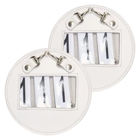 Turniernummern HVPGloria round, Satz von 2 Stk, HV POLO Starnummern