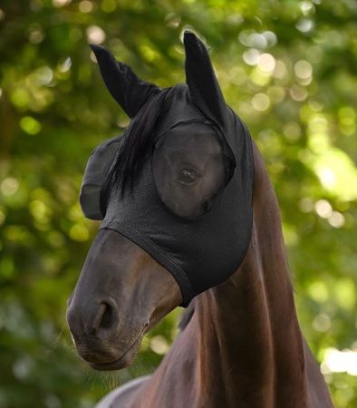 Waldhausen Fliegenmaske Puck Breath atmungsaktiv mit Reißverschluss