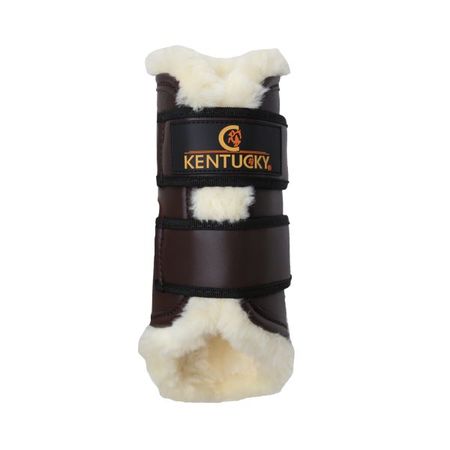 Kentucky Arbeitsgamaschen Leder hinten, Gamaschen