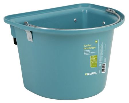 Turnier-Futterkrippe aquamarin