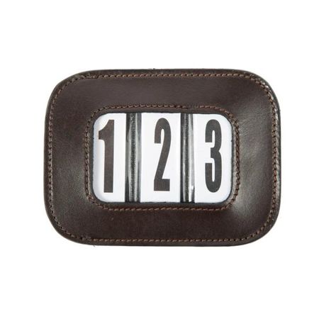 Melzer Kopfnummer Leder 3-Stellig, Startnummern