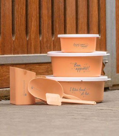 kleine Futterschale mit Deckel 2 Liter lebensmittelecht stabil