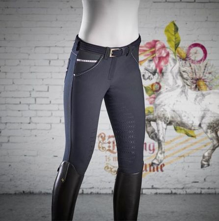 Damen Reithose Jessica Kniebesatz