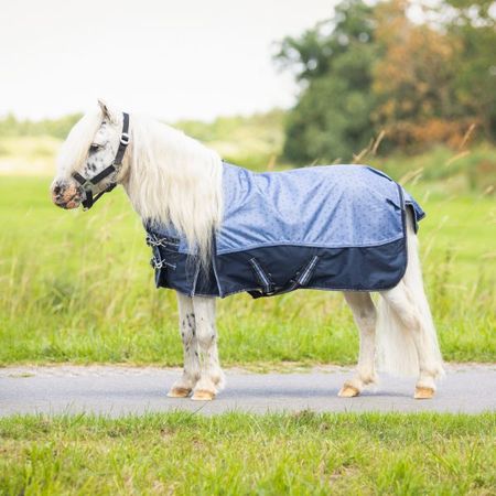 QHP Turnoutdecke Falabella Collection 0gr, Pferdedecke wasserdicht, atmungsaktiv