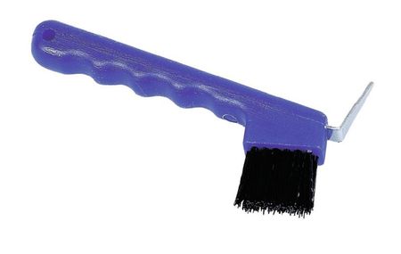 Hufauskratzer mit Bürste  blau