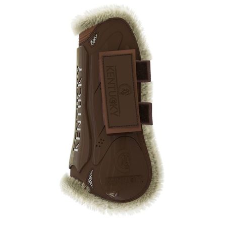 Kentucky Vegan Sheepskin Tendon Boots Velcro