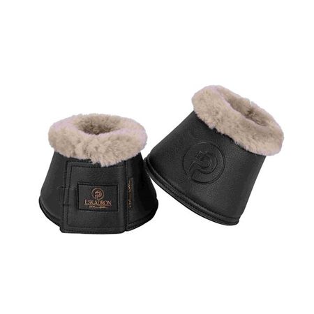 Eskadron Sprungglocken FAUX LEATHER FF Platinum 23, Hufglocken