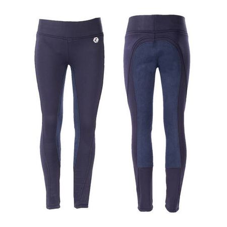 Horze Active Kids Vollbesatz Winterreithosen, Kinder-Reithose, Reitlegging