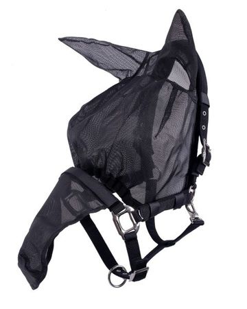 QHP Halfter-Fliegenmaske combi mit Ohren