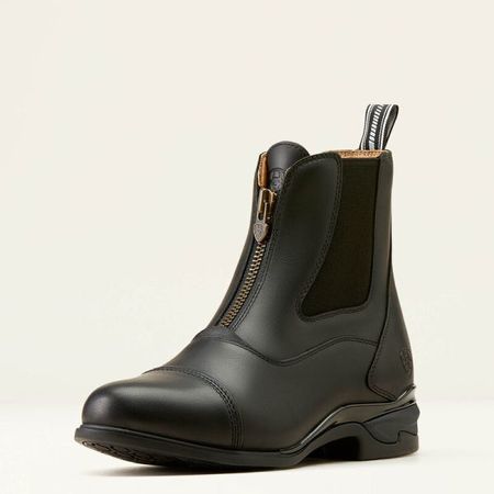 Ariat WMS Devon Zip Paddock Boot, Leder-Stiefelette, Reitstiefelette