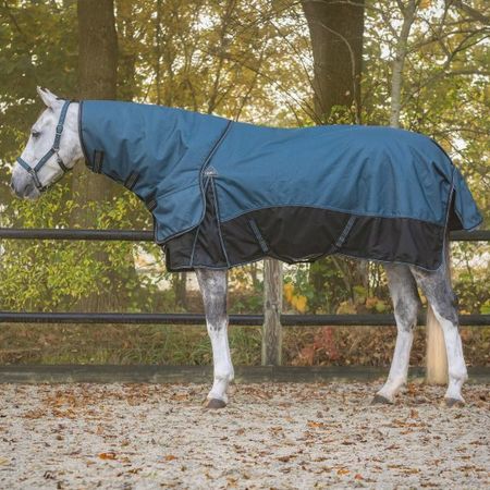 QHP Turnoutdecke 1200D Collection 150gr mit abnehmbarem Hals