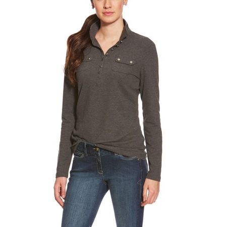Damen Shirt Tour Mock Neck